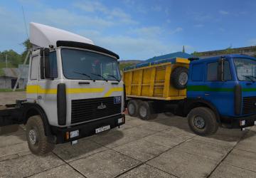 МАЗ-6422\5516версия 2.5 для Farming Simulator 2017 (v1.5.3.1)