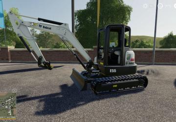 BOBCAT E55версия 1.1 для Farming Simulator 2019