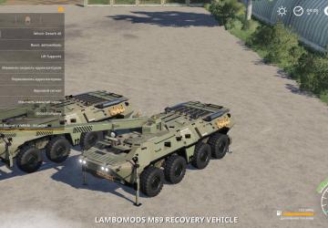 M89 Recovery Vehicleверсия 1.0 для Farming Simulator 2019 (v1.7.1)