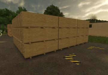 Storage For Pallets Of Boards, Planks, And Wooden Beamsv1.0.0.0 для Farming Simulator 2025