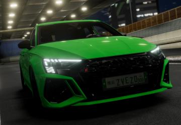Audi RS3 (2022)версия 2.4 для BeamNG.drive