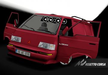 İllegal Media Mitsubishi L300 V2версия 1.0 для Assetto Corsa
