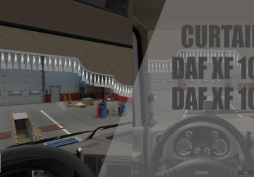 Штора (BEIGE) для DAF XF 105/106версия 1.1 для Euro Truck Simulator 2 (v1.49)
