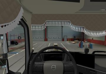 Штора (BEIGE) для VOLVO FH5 2022версия 1.0 для Euro Truck Simulator 2 (v1.49)