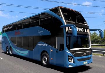 Volvo 9800 DD VLV B13Rверсия 4.0 для Euro Truck Simulator 2 (v1.49.x)