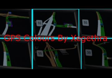 GPS Coloursверсия 1.0 для American Truck Simulator (v1.35.x)