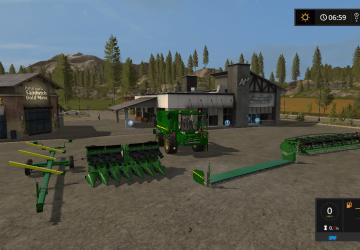 John Deere T660I/670Iверсия 5.0 для Farming Simulator 2017 (v1.5.3.1)