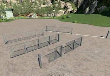 Placeable Metal Gatesверсия 2.1.0.0 для Farming Simulator 2019