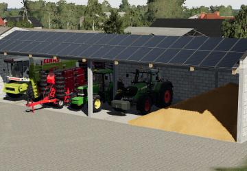 Hall With Solar Panelsверсия 1.0.0.0 для Farming Simulator 2019