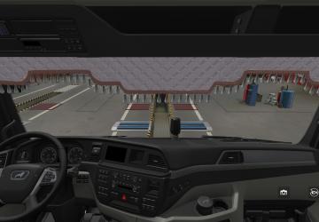 Анимированная штора (BEIGE) для MAN TGX 2020v1.0 для Euro Truck Simulator 2 (v1.49)