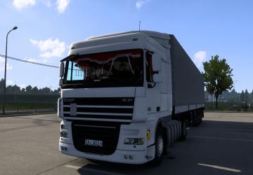 Штора для DAF XF 105версия 1.0 для Euro Truck Simulator 2 (v1.49)