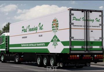 Scania 4series 164 480 + Trailer «Paul Imming Int. Wieringerwerf»v1.1 для Euro Truck Simulator 2 (v1.49.x)