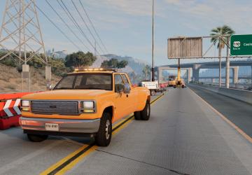 Карта «West Coast USA Construction»версия 3.0 для BeamNG.drive