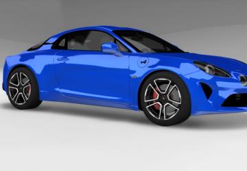 Alpine A110версия 1 для BeamNG.drive (v0.27.x)