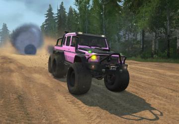 Розовый Гелендваген 6х6для Spintires: MudRunner (v07.08.19)