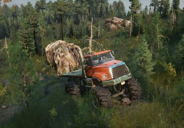 Freightliner 114 Big Wheelверсия 2.0 для SnowRunner (v5.5)
