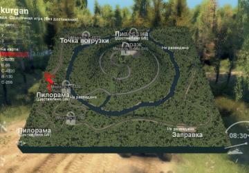 Карта «Курган»версия 1.1 для SpinTires (v03.03.16)