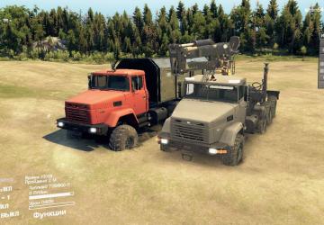 КрАЗ-7140версия 14/5/18 для SpinTires (v03.03.16)