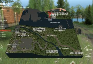 Карта «Дороги»версия 1.0 для SpinTires (v03.03.16)