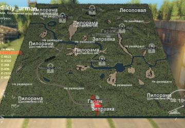 Карта «Дикий Урман»версия 1 для SpinTires (v03.03.16)