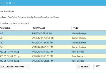 SnowRunner-Toolверсия 1.0.3.4 для SnowRunner (v5.3)