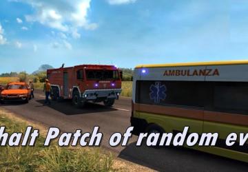 US Asphalt Patch of random eventsверсия 1.0 для American Truck Simulator (v1.35.x)