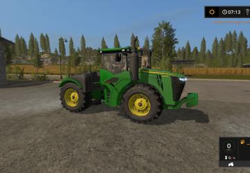 John Deere 9R - 2016версия 1.0.0.0 для Farming Simulator 2017 (v1.5.3.1)