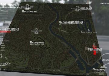 Карта «Hard Work of Puschkin»версия 1.0 для SpinTires (v03.03.16)