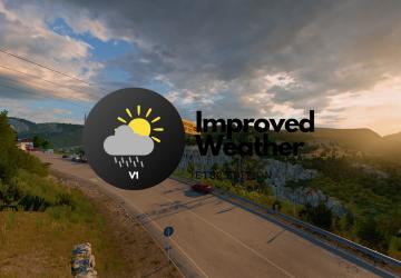 Improved Weather ETS2 Editionверсия 1.0 для Euro Truck Simulator 2 (v1.49.x)