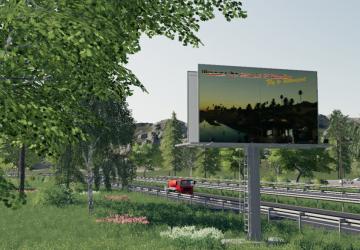 Large Billboard (Prefab*)версия 1.0.0.0 для Farming Simulator 2019