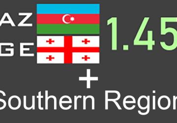 Фикс для соединения карт Southern Region и дополнения AZGEv1.2 для Euro Truck Simulator 2 (v1.49.x)