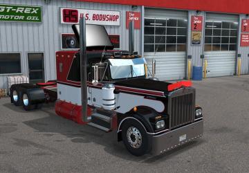 Kenworth W900A (1974)версия 1.0 для American Truck Simulator (v1.35.x, 1.36.x)