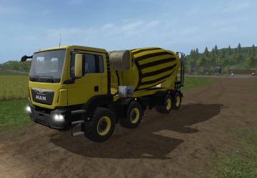 MAN Бетономесительверсия 17.0.2.0 для Farming Simulator 2017 (v1.5.x)