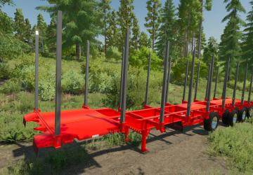 Temisko four-axle log trailerверсия 1.0.0.0 для Farming Simulator 2022