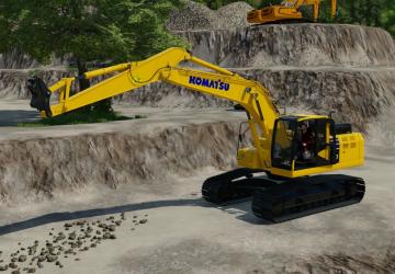 Komatsu Pc290Lc-11версия 1.0.0.0 для Farming Simulator 2022