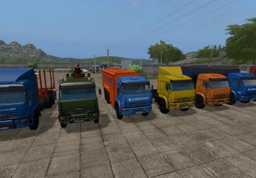 Пак КамАЗ Вездеходверсия 1.1.1.1 для Farming Simulator 2017 (v1.5.3.1)