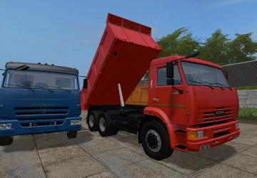 КАМАЗ-65115-049-29версия 2.5.0.0 для Farming Simulator 2017 (v1.5.3.1)
