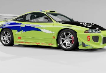 Mitsubishi Eclipse (1995)версия 1.1 для BeamNG.drive