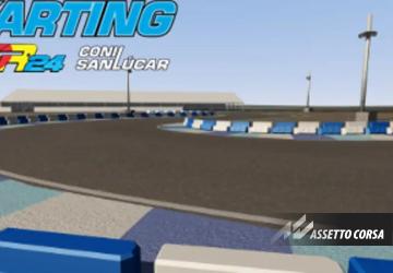 KR24 Karting Sanlucar - Circuito largoверсия 0.6 для Assetto Corsa
