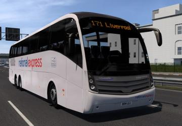 Caetano Levante Volvo B11Rверсия 1.0 для Euro Truck Simulator 2 (v1.49.x)