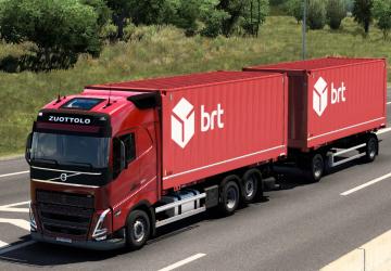 Swap Body Addon For Volvo FH5версия 1.2 для Euro Truck Simulator 2 (v1.49.x)