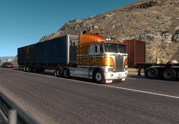 Сохранение с исследованной картой и «Oregon, Washington”v01 для American Truck Simulator (v1.35.x)