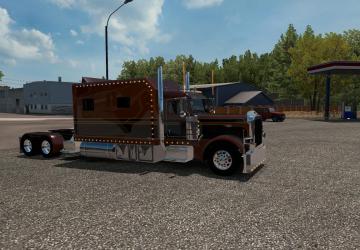 Peterbilt 389 Longверсия 1.3 для American Truck Simulator (v1.35.x, 1.36.x)