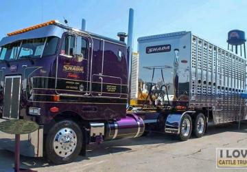 Скин Conrad Shada для Kenworth K100-Eверсия 1.0 для American Truck Simulator (v1.35.x)