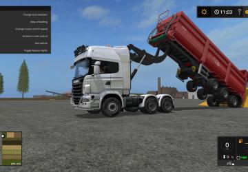 Scania R730 V8 Lifterверсия 1.0 для Farming Simulator 2017 (v1.5.3)