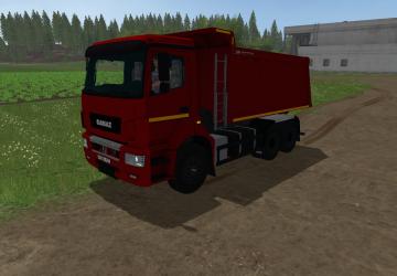 КамАЗ-6520версия 2.1 для Farming Simulator 2017 (v1.5.x)