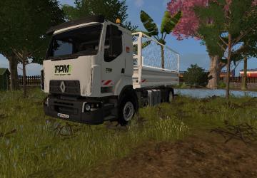 RENAULT D PAYSAGISTE TPMверсия V1.0 для Farming Simulator 2017 (v1.5.3)