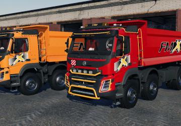 Volvo FMX 8x4 Hardox Tipperверсия 1.0 для Farming Simulator 2019 (v1.7.1.0)