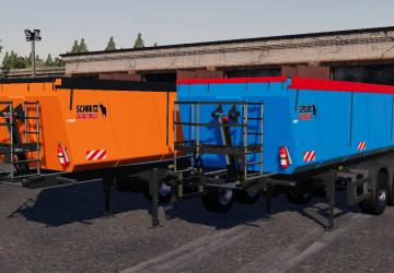 Schmitz CargoBull S.KI Heavy 8.5 Semi Tipperv1.0 для Farming Simulator 2019 (v1.7.1.0)
