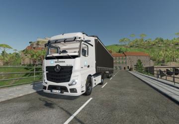 Mercedes Actros 2022 - Maersk Groupверсия 1.0.0.0 для Farming Simulator 2022